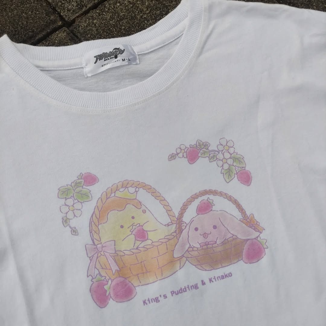 Anime Idolish7 King's Pudding & Kinako Mascot Tshirt Size US L / EU 52-54 / 3 - 2 Thumbnail