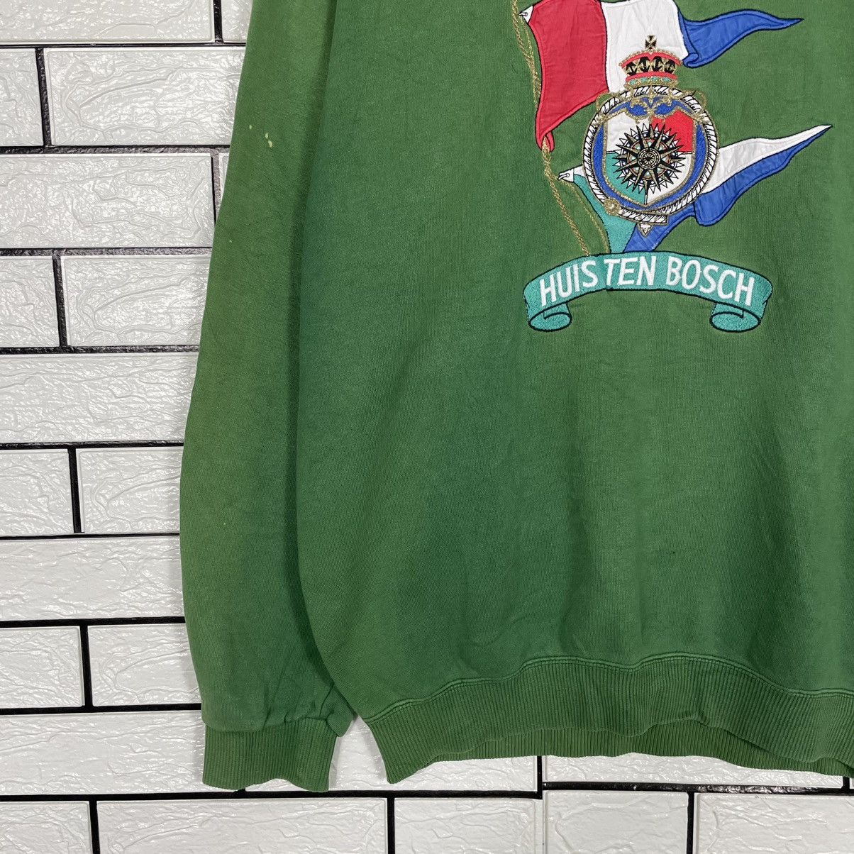 Other Vintage Huisten Bosch Big Logo Sweatshirt Size US L / EU 52-54 / 3 - 3 Thumbnail