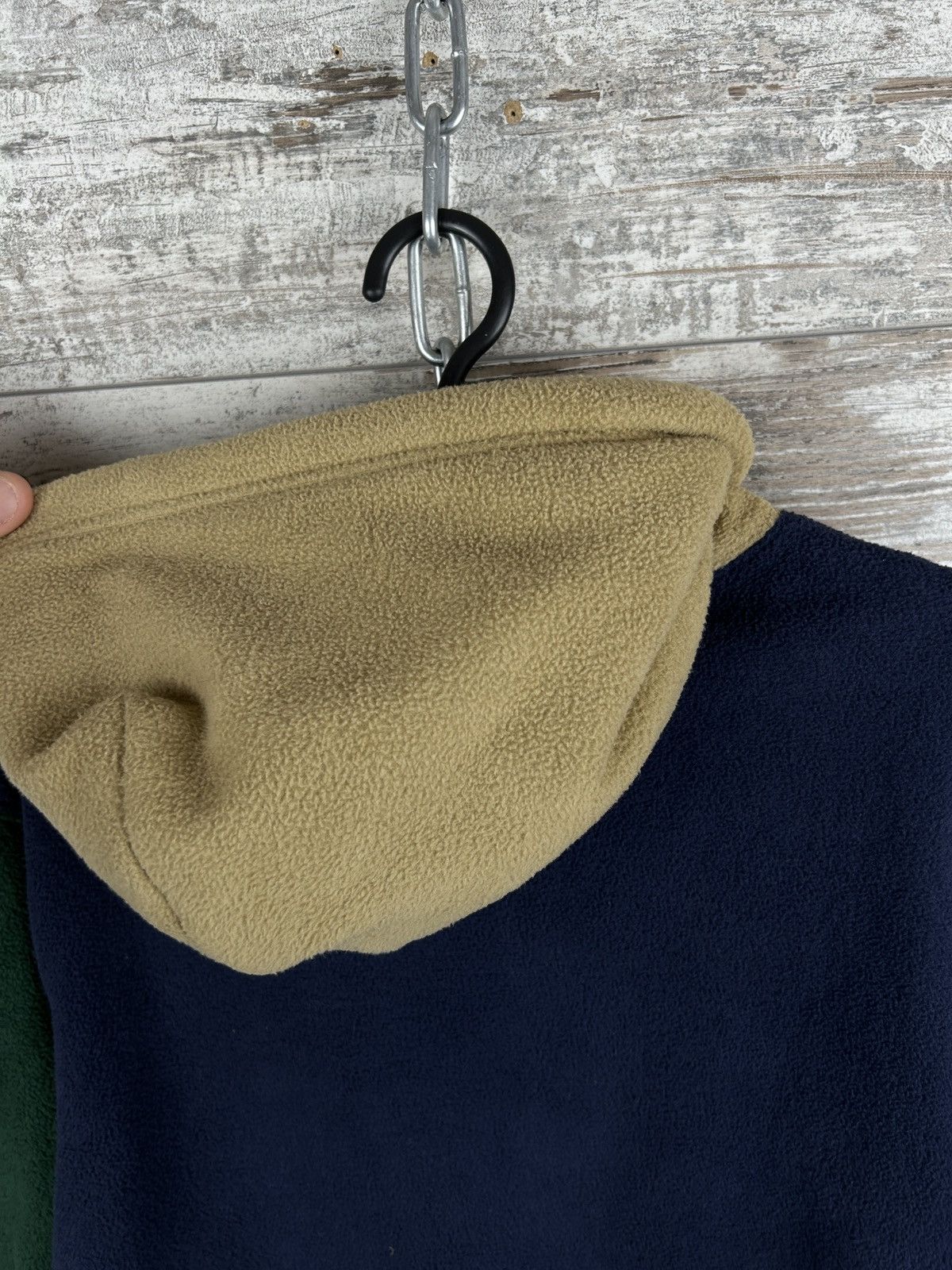 Polo Ralph Lauren Mens Vintage Polo Ralph Lauren collab polar fleece hoodie Size US S / EU 44-46 / 1 - 15 Thumbnail