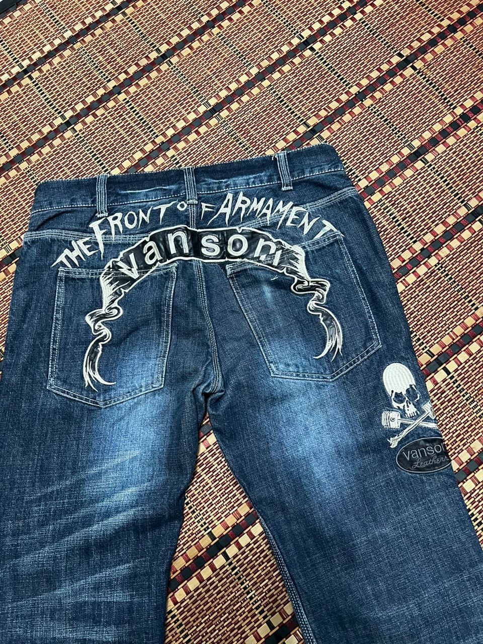 Vanson Leathers Vanson Leather The Front of Armament Jeans Size US 34 / EU 50 - 8 Thumbnail