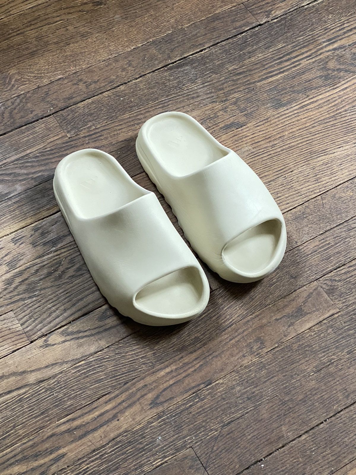 Adidas × Kanye West Sand Adidas Yeezy Slides | Grailed