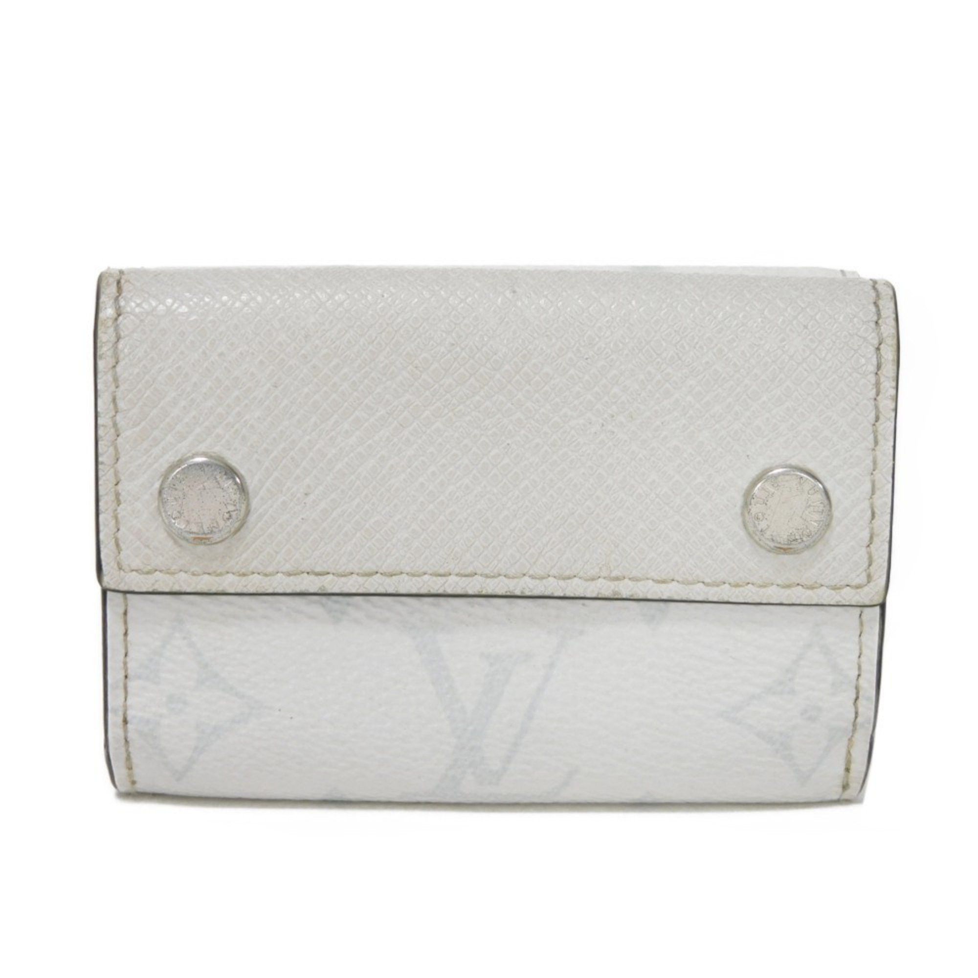 Louis Vuitton Louis Vuitton Tri-fold wallet Discovery Compact Wallet LV Flower Taiga Rama Monogram Antarctica M67621 Men's Billfold Size ONE SIZE - 1 Thumbnail