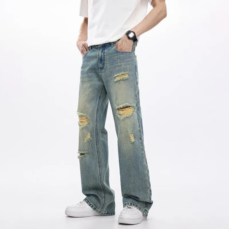 Jean High Street Men Denim Size US 32 / EU 48 - 4 Thumbnail