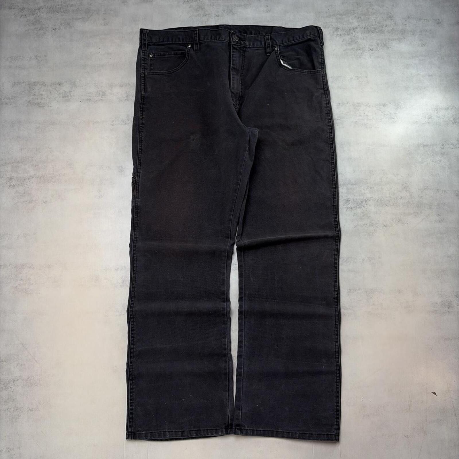 Dickies Y2K Black Dickies Grunge Baggy Carpenter Skater Pants Size US 36 / EU 52 - 2 Thumbnail