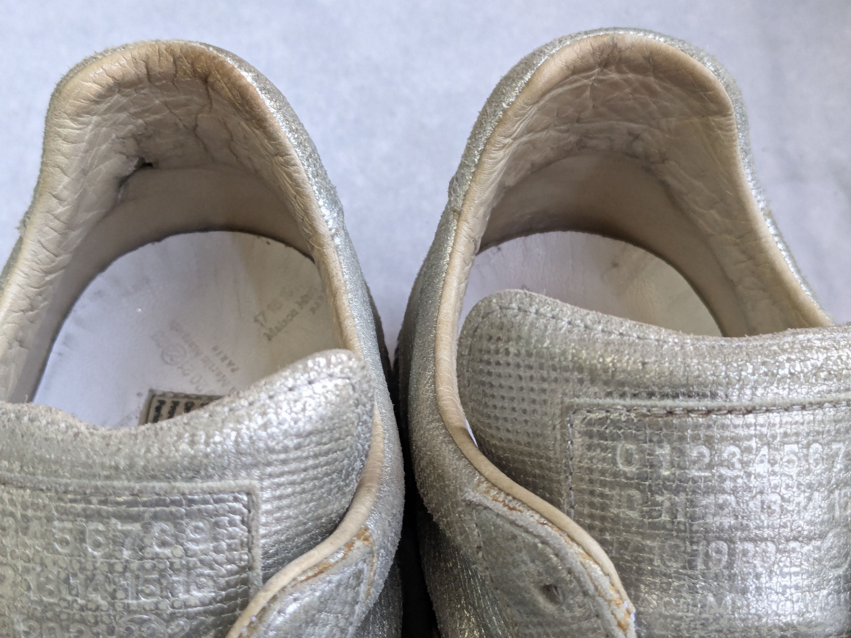 Maison Margiela Maison Margiela Silver GAT Replica 10 43 Low Tops Size US 10 / EU 43 - 7 Thumbnail
