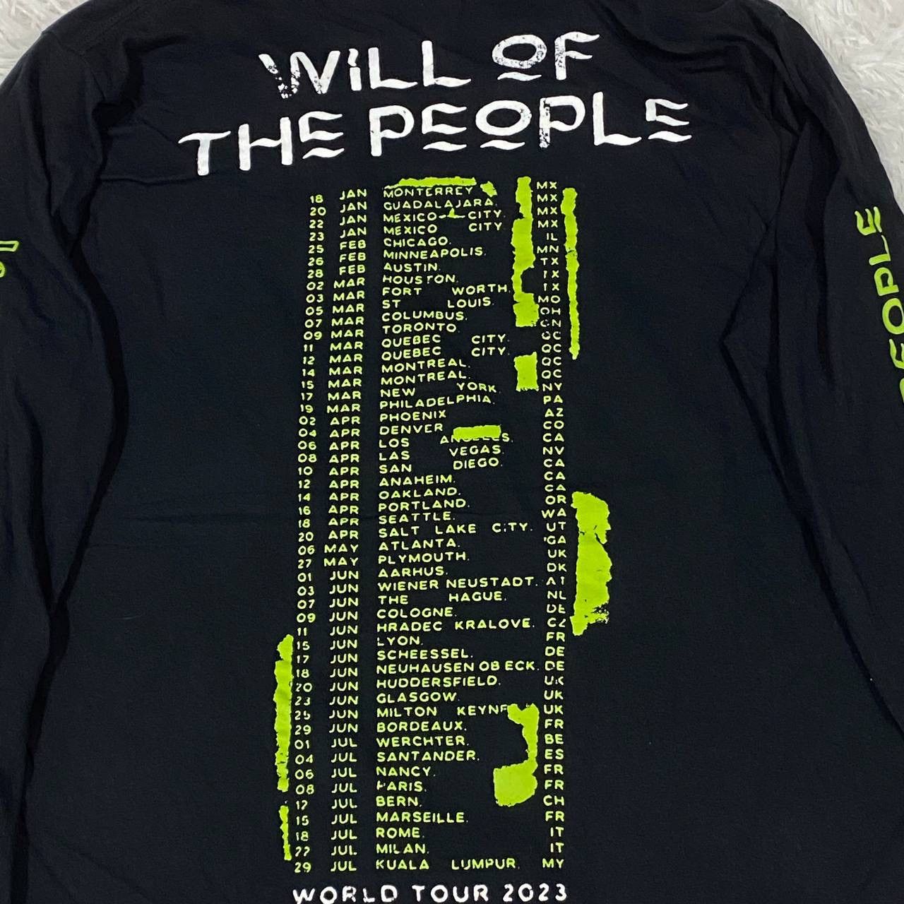 Band Tees Preloved Rock band muse will of the people tour official Size US L / EU 52-54 / 3 - 7 Thumbnail