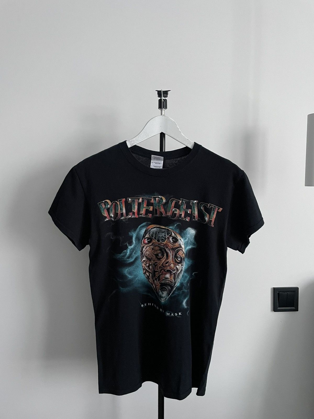 Band Tees Vintage Poltergeist “Behind My Mask” T-Shirt Black RARE Size US S / EU 44-46 / 1 - 1 Thumbnail