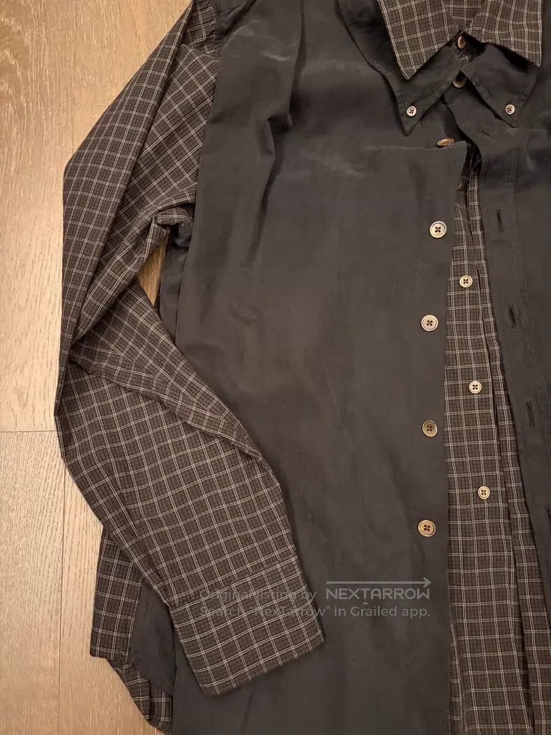 Our Legacy Our Legacy Plaid Patchwork Shirt Size US M / EU 48-50 / 2 - 4 Thumbnail