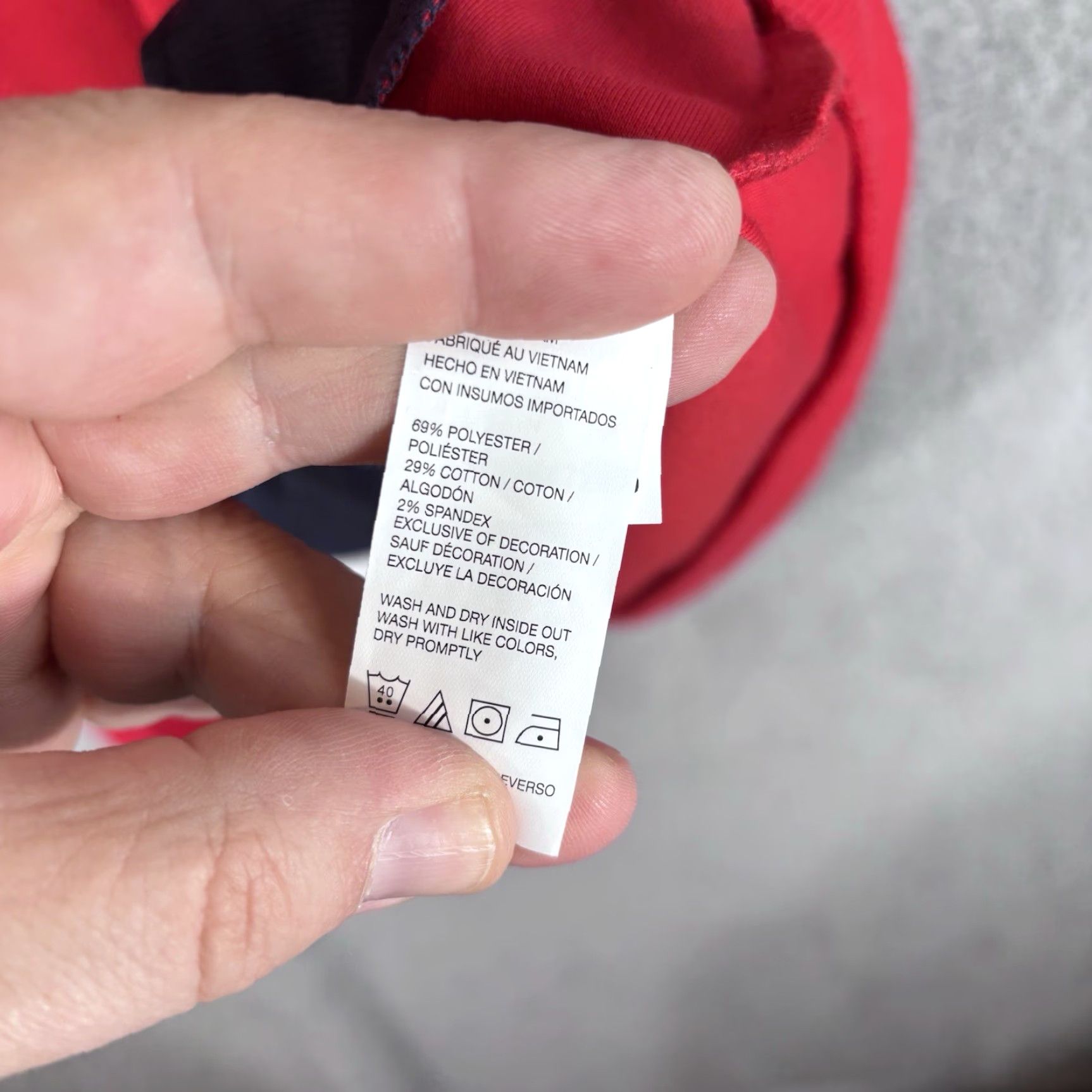 Izod IZOD Advantage Performance Jacket Mens M Red White Navy Full Zip Size US M / EU 48-50 / 2 - 4 Thumbnail