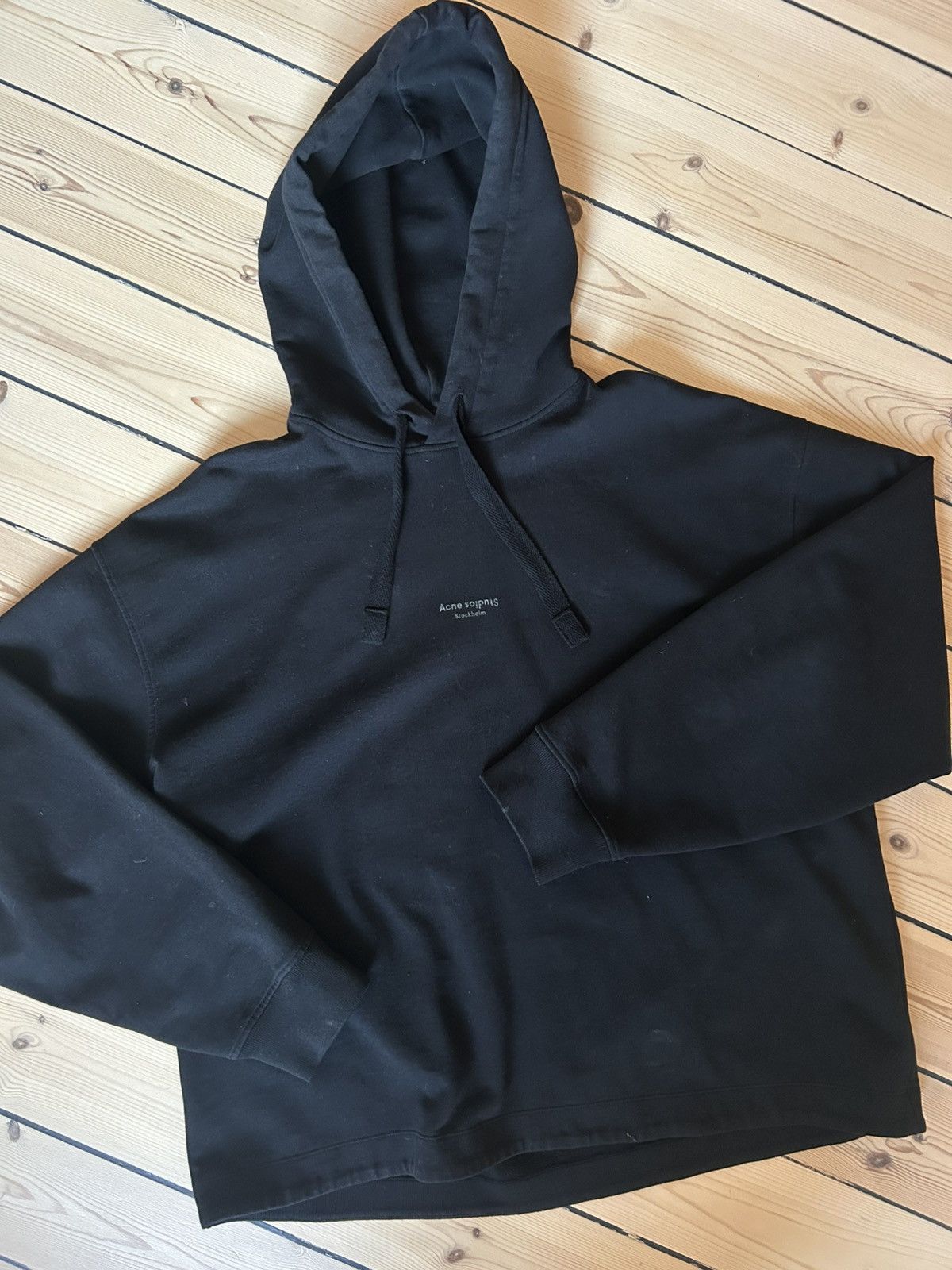 Acne Studios Acne Studios Black Hoodie Size US M / EU 48-50 / 2 - 1 Thumbnail