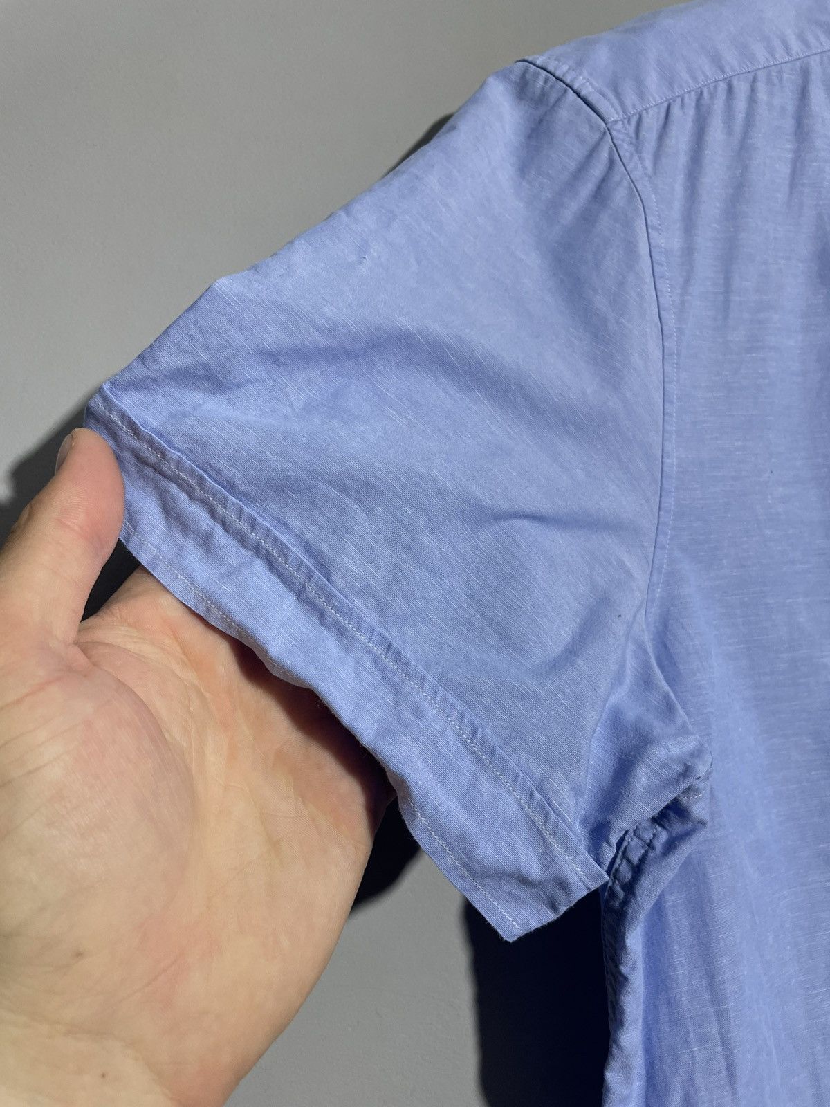 Z Zegna Z Zegna Blue Short sleeves shirt size 40 15 3/4 Size US M / EU 48-50 / 2 - 3 Thumbnail