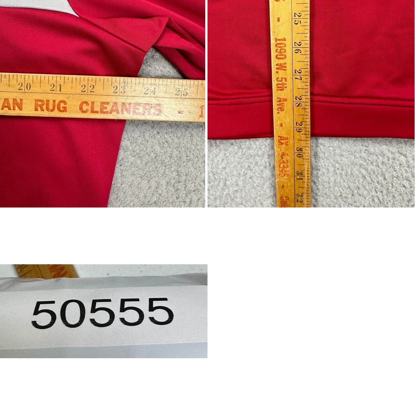 Adidas Adidas Sweatshirt Pullover Mens Large Red Climawarm Quarter Zip Golf Performance Size US L / EU 52-54 / 3 - 8 Thumbnail
