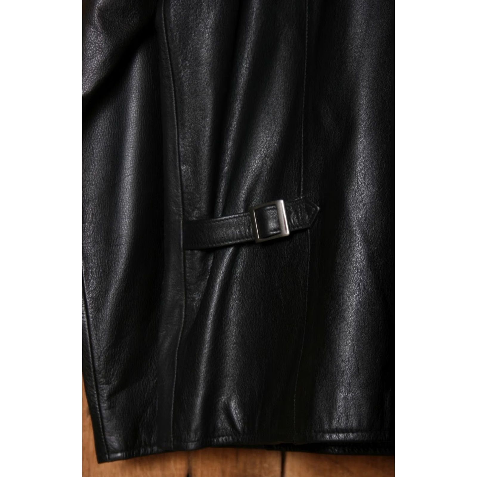 Eddie Bauer EDDIE BAUER Leather Stine Jacket Women's XL Tall Black Biker Zip Coat Shirt/Hoodie? Size XL / US 12-14 / IT 48-50 - 7 Thumbnail