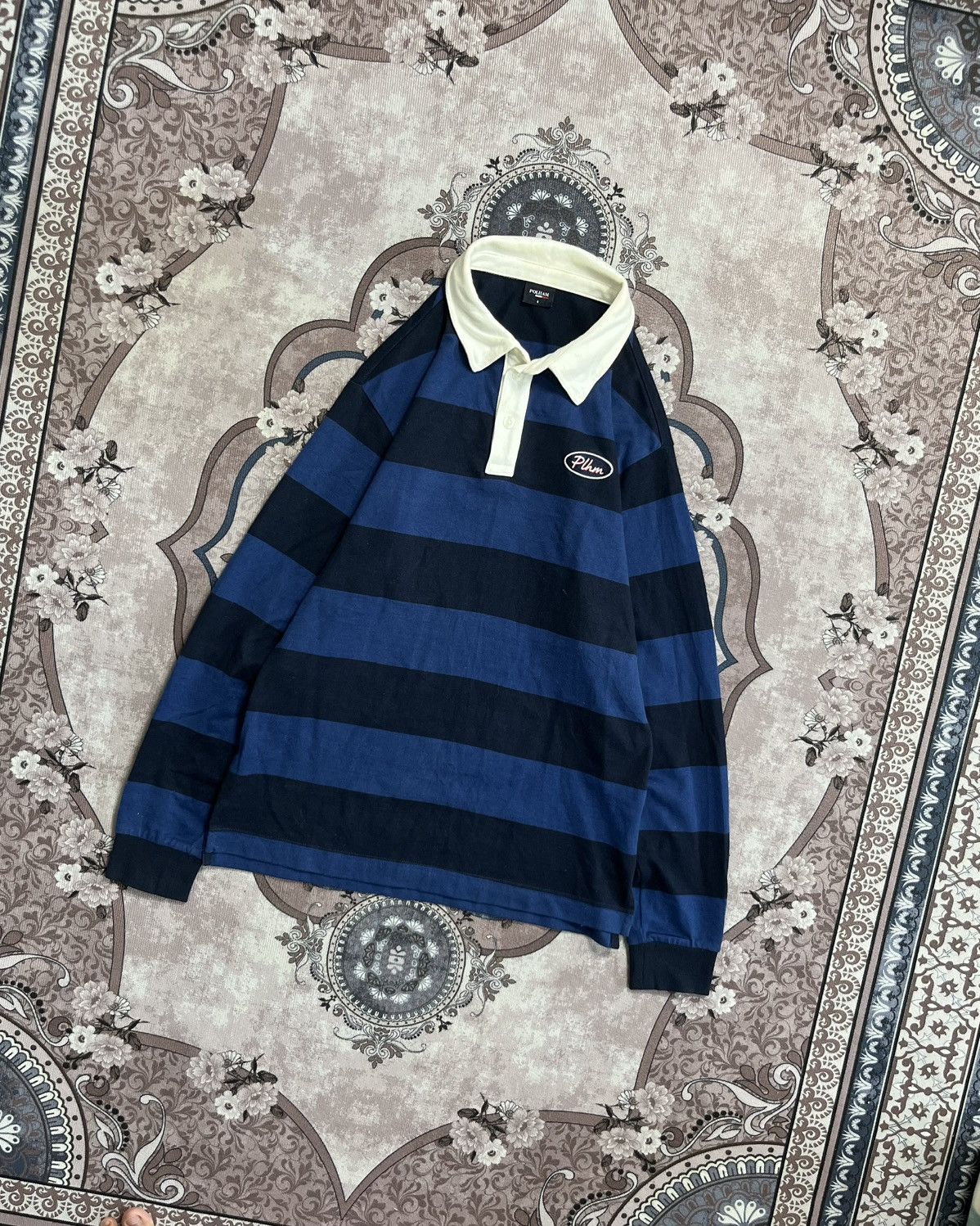 Other Polham Rugby Stripe Sweatshirt Size US M / EU 48-50 / 2 - 2 Thumbnail