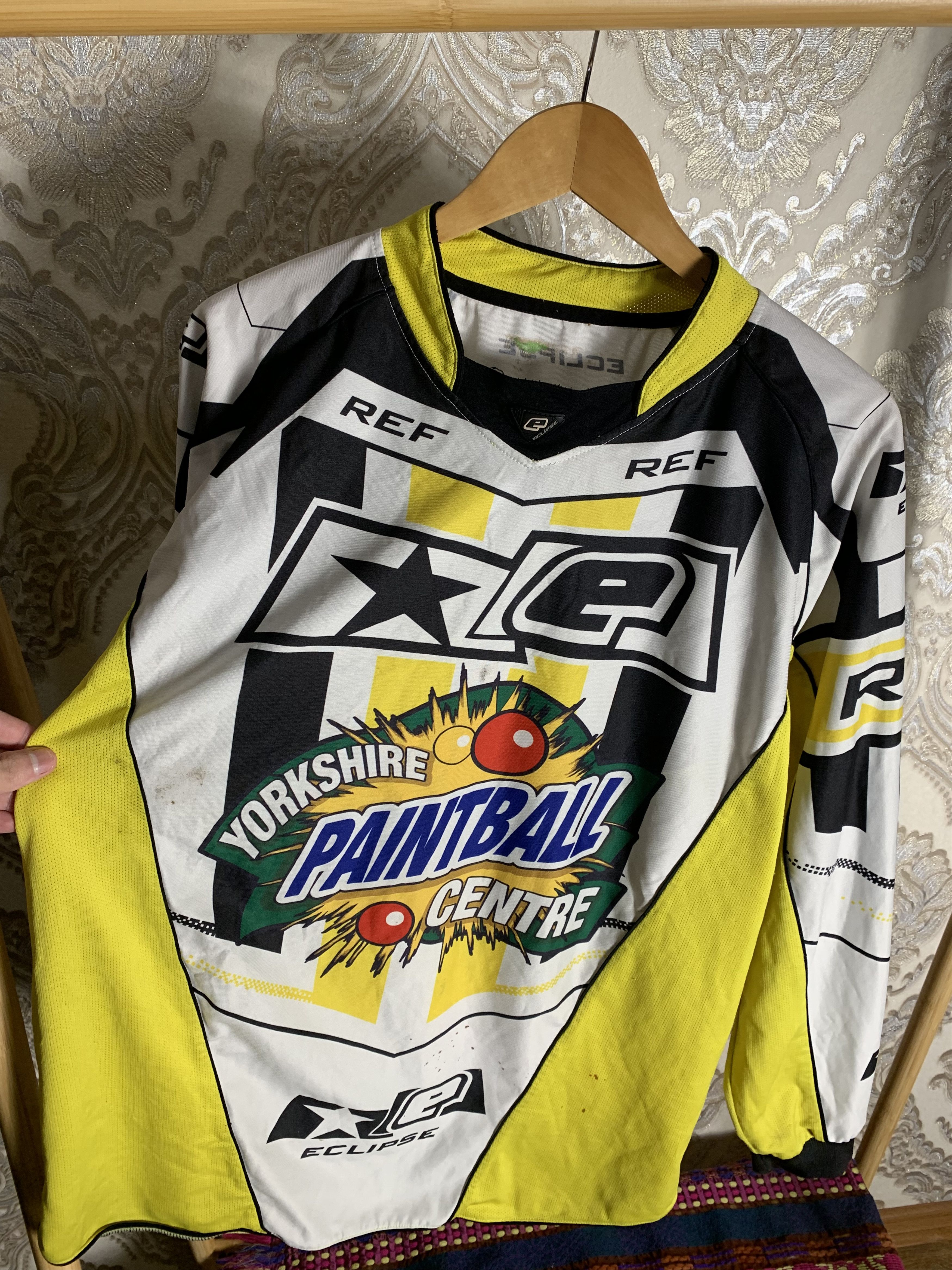 NASCAR VINTAGE ECLIPSE PLAYING MOTORCYCLE JERSEY RACING Y2K 90s USA Size US L / EU 52-54 / 3 - 3 Thumbnail