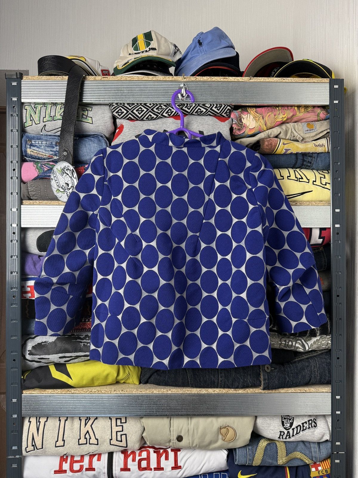 Marni Marni for H&M Navy Technical Hooded Blazer Size XS / US 0-2 / IT 36-38 - 2 Thumbnail