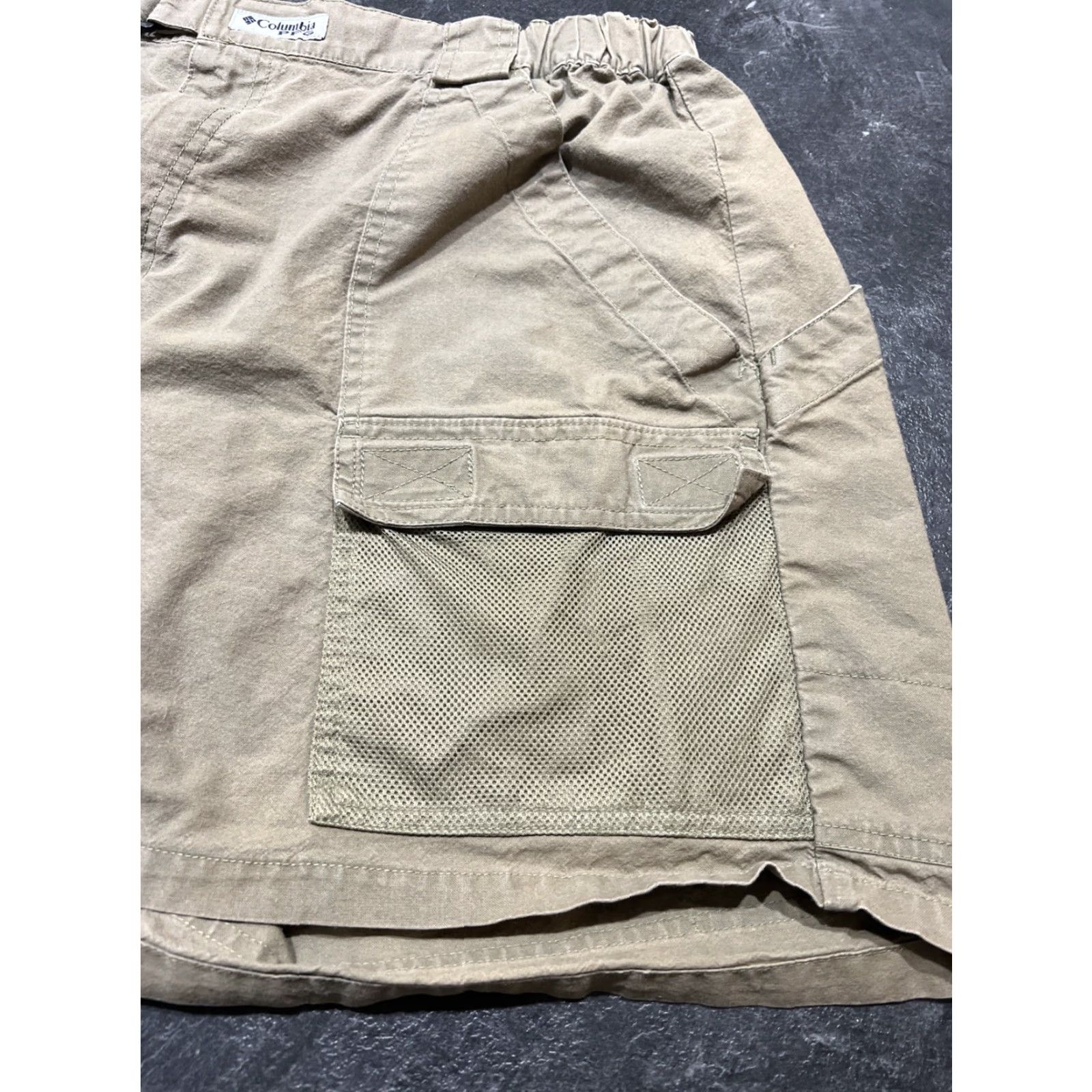 Vintage Columbia PFG Omni-Shade Swim Shorts Mens XXL Light Brown Size US 39 - 2 Thumbnail