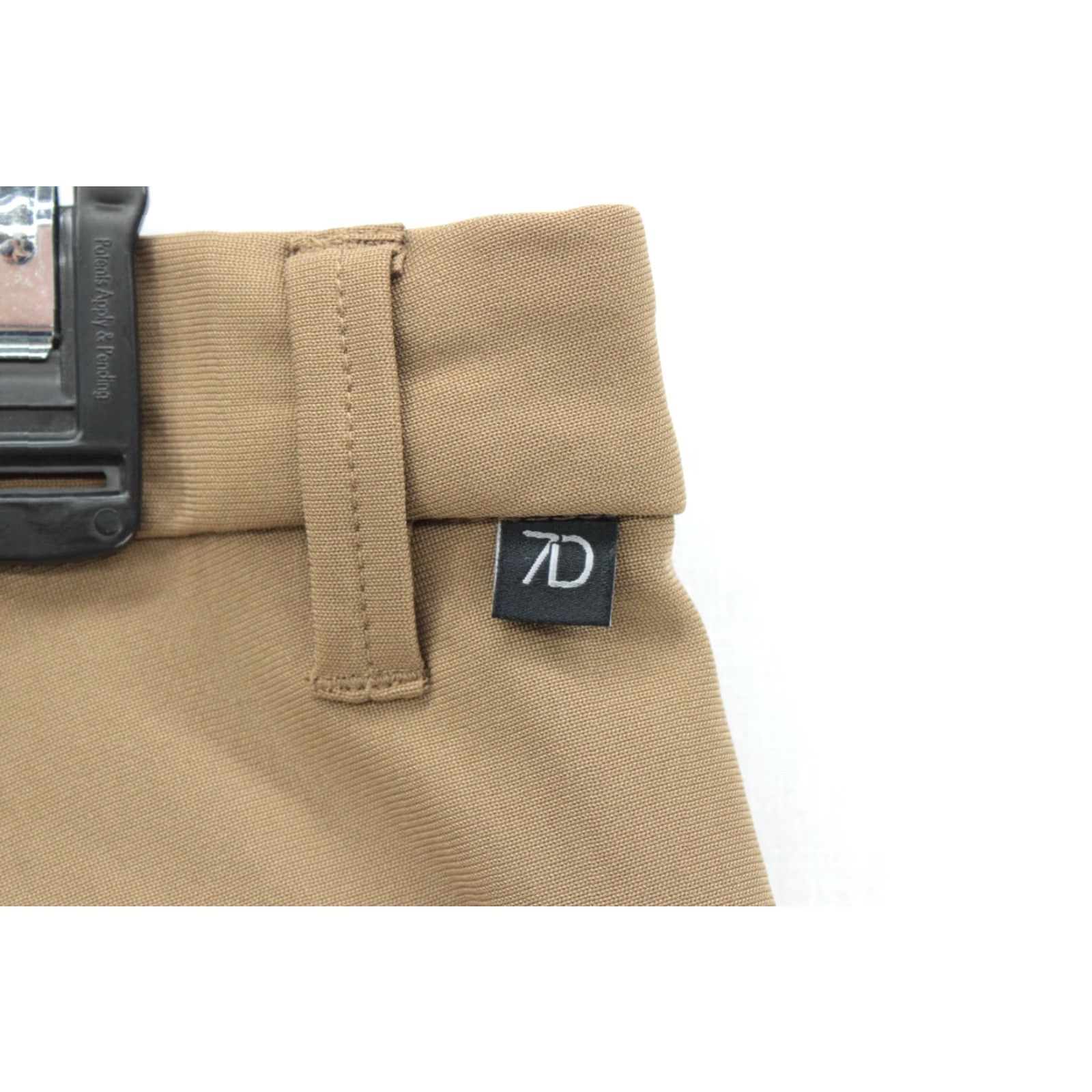 Vintage 7 Diamonds Infinity Chino Pants Mens 36x26 Dark Tan Brown Performance Slim Fit Size US 36 / EU 52 - 7 Thumbnail