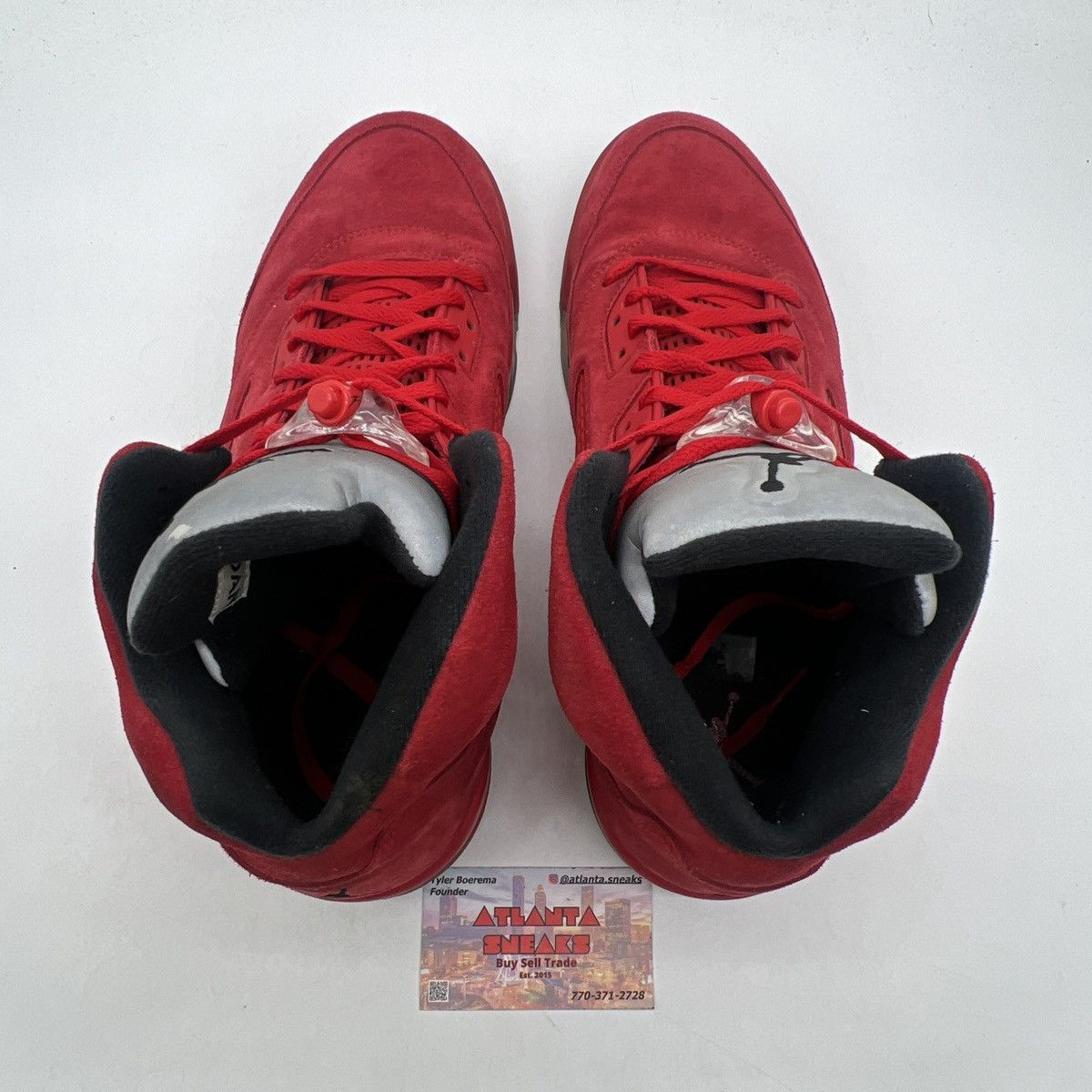 Jordan Brand Air Jordan 5 red suede Size US 12 / EU 45 - 6 Thumbnail