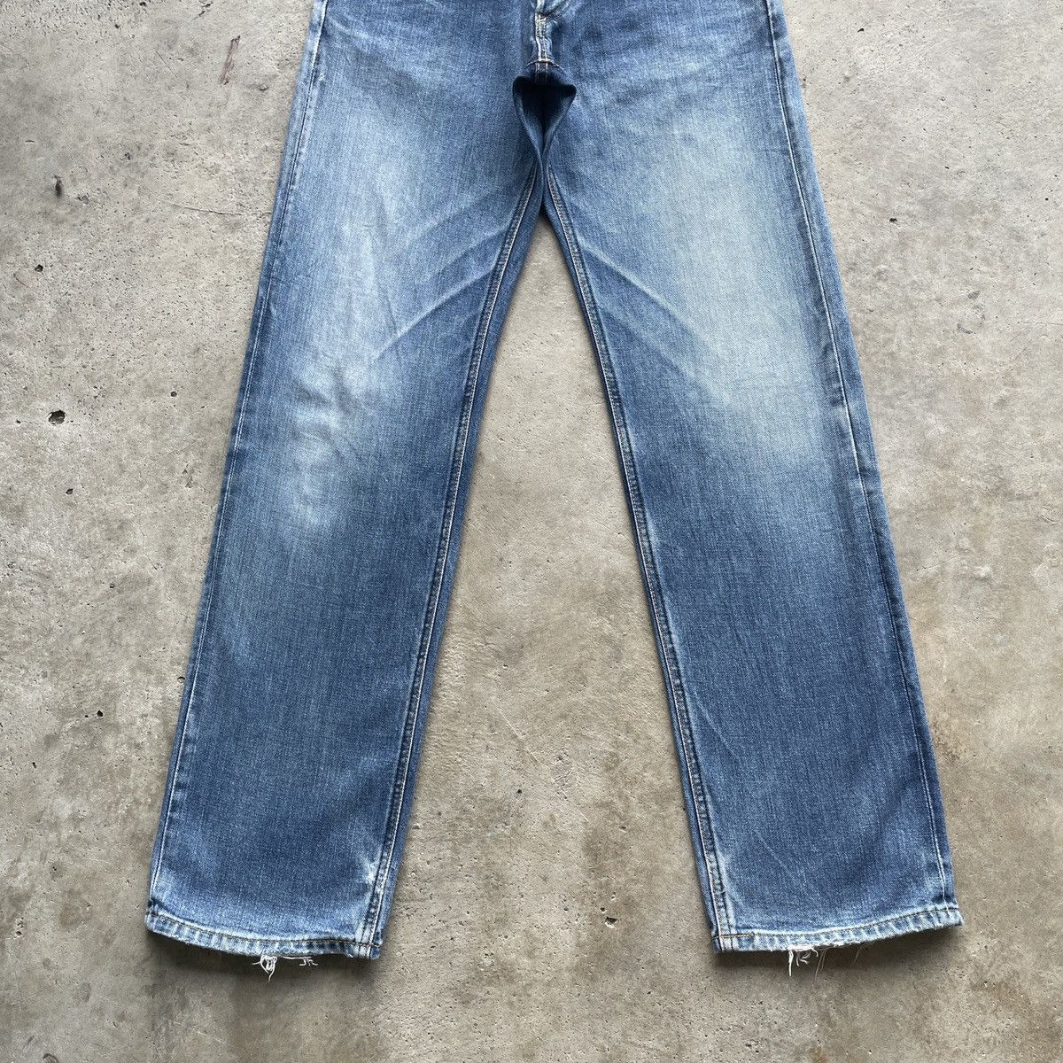 Japanese Brand Vintage Japan Lee Faded Fly Button Jeans Pants Denim W27 Size US 27 - 4 Thumbnail