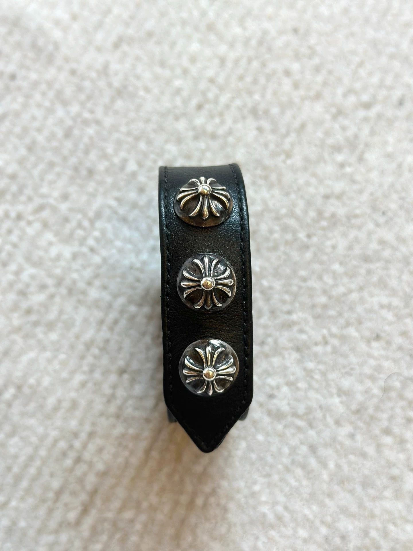 Chrome Hearts Chrome Hearts 3BTN Cross 3-Silver Bracelet Size ONE SIZE - 2 Thumbnail