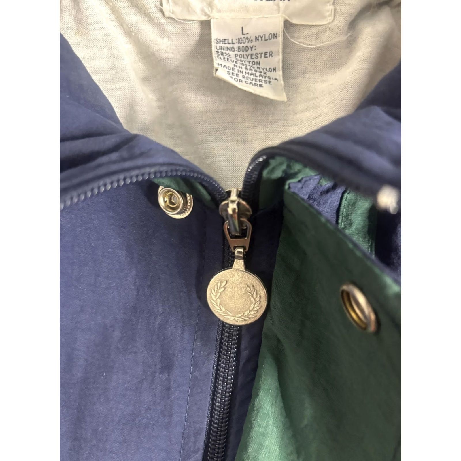 Fred Perry Fred Perry Jacket Mens L Colorblock Windbreaker Full Zip Sportswear Size US L / EU 52-54 / 3 - 4 Thumbnail