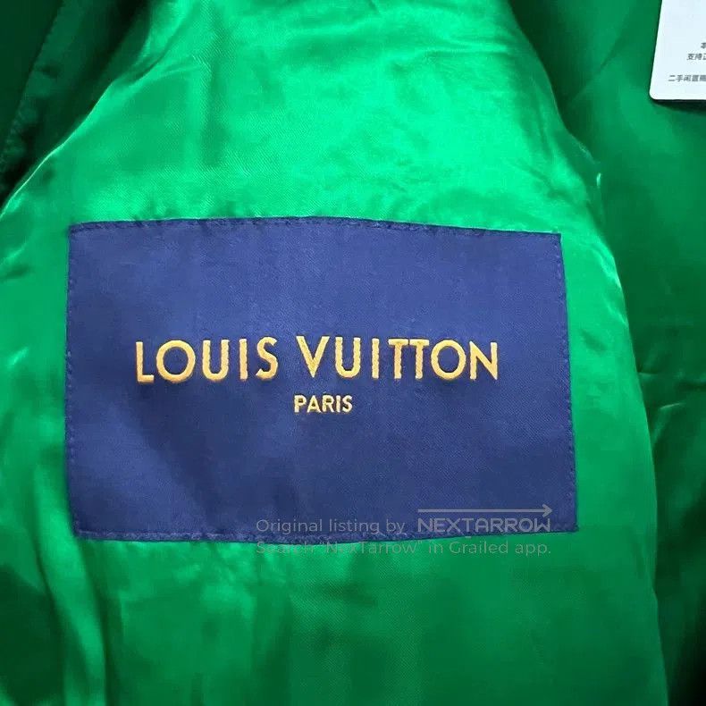 Louis Vuitton Louis Vuitton Green Logo Varsity Jacket. Size US L / EU 52-54 / 3 - 6 Thumbnail