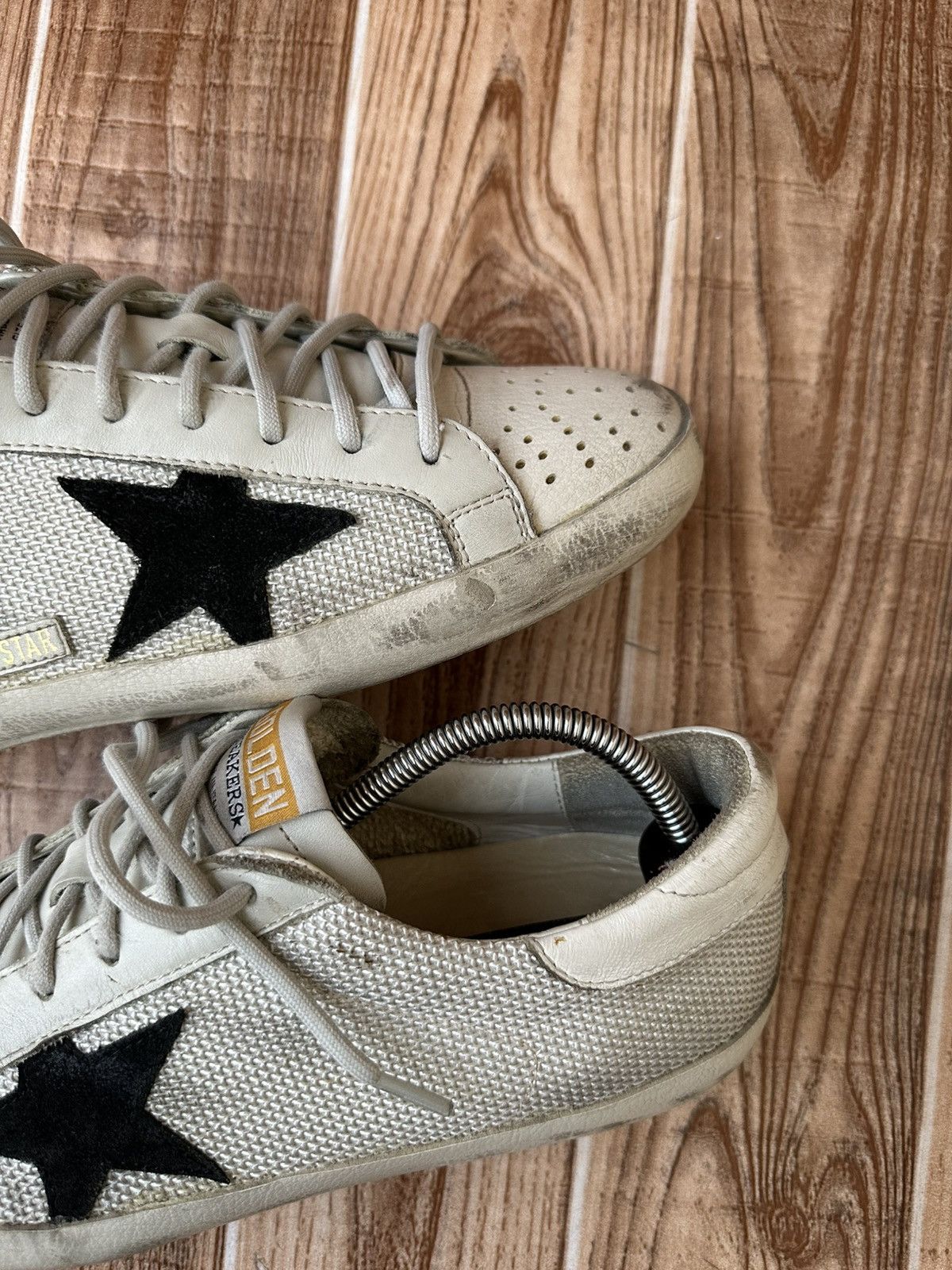 Golden Goose Golden Goose Superstar White Mesh GGDB Lowtops Size US 9 / EU 42 - 9 Thumbnail