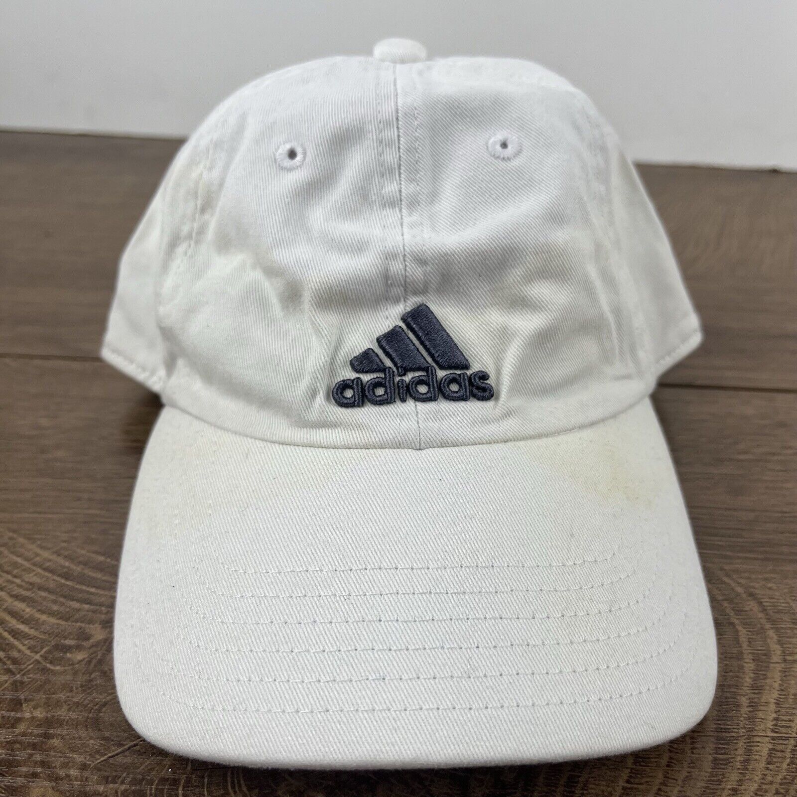 Adidas Adidas Athletic Hat Adidas Cap Baseball White Hat Adjustable Size ONE SIZE - 5 Thumbnail