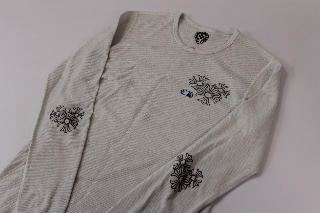 Chrome Hearts Vintage Chrome Hearts Floral Thermal Size US L / EU 52-54 / 3 - 11 Thumbnail