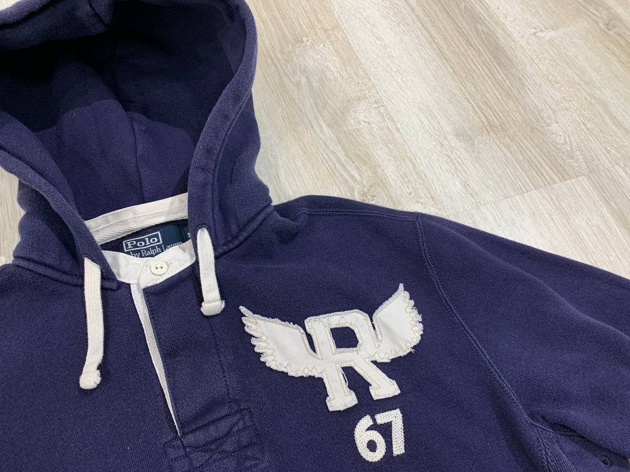 Vintage Mens vintage hoodie Polo Ralph Lauren Size M Size US M / EU 48-50 / 2 - 4 Thumbnail