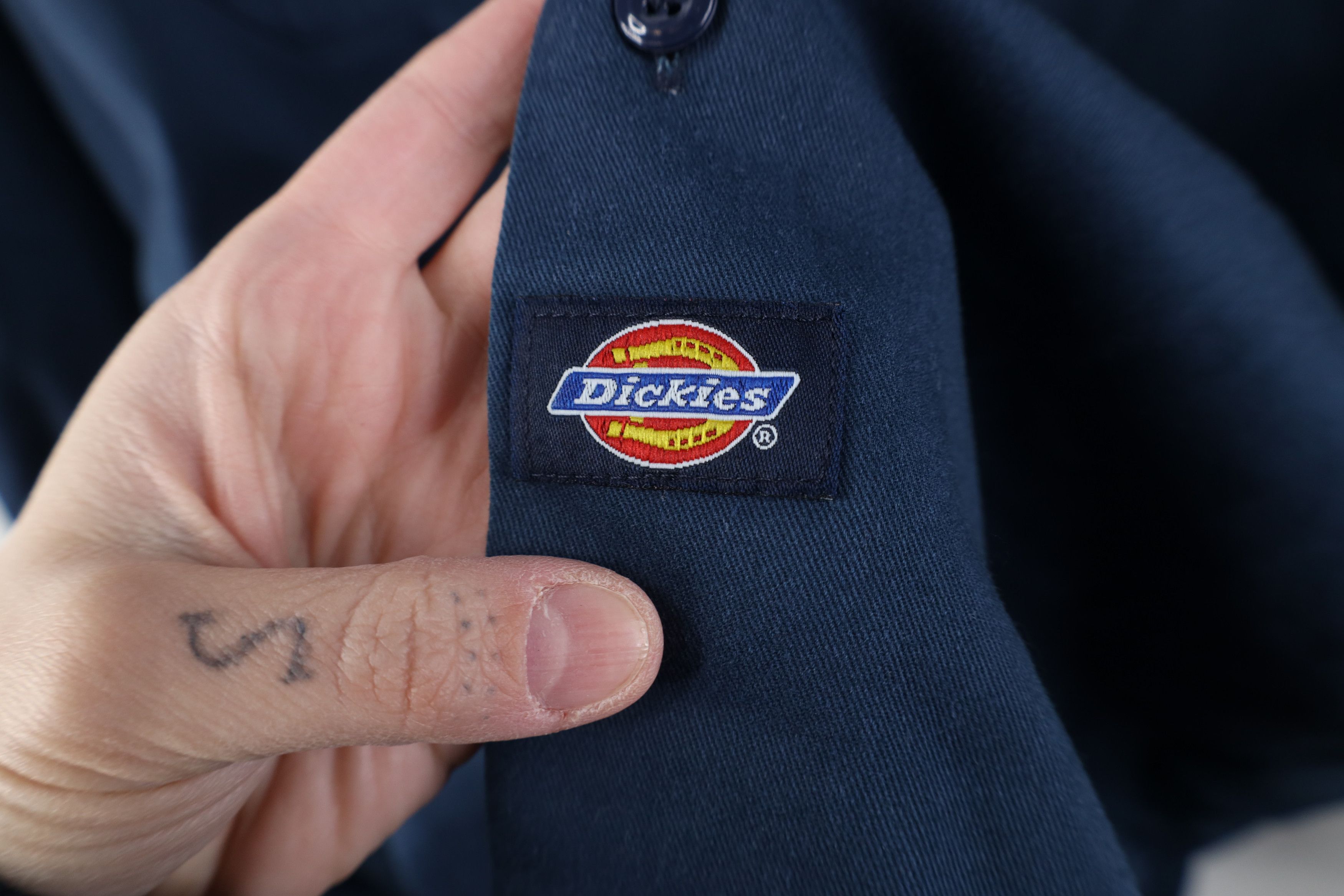 Dickies Vintage 90s Dickies Workwear Button Shirt Blue USA Size US M / EU 48-50 / 2 - 5 Thumbnail
