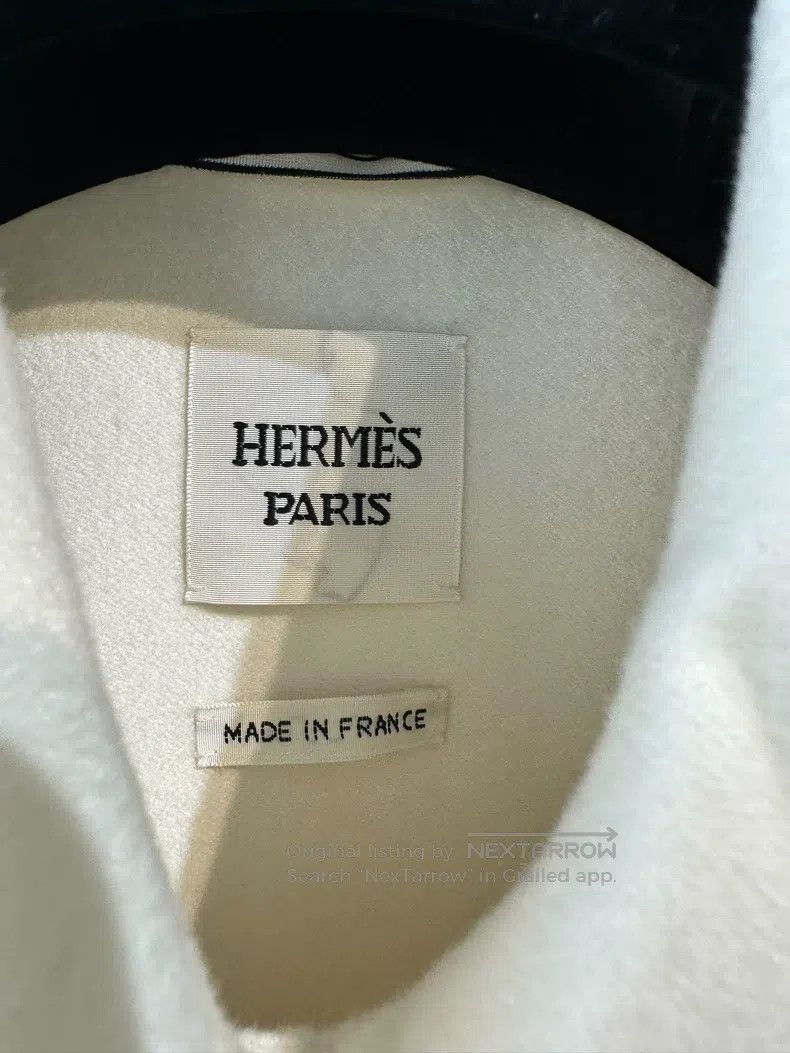 Hermes Hermes Women's Sleeveless Vest Jacket White Size XS / US 0-2 / IT 36-38 - 2 Thumbnail