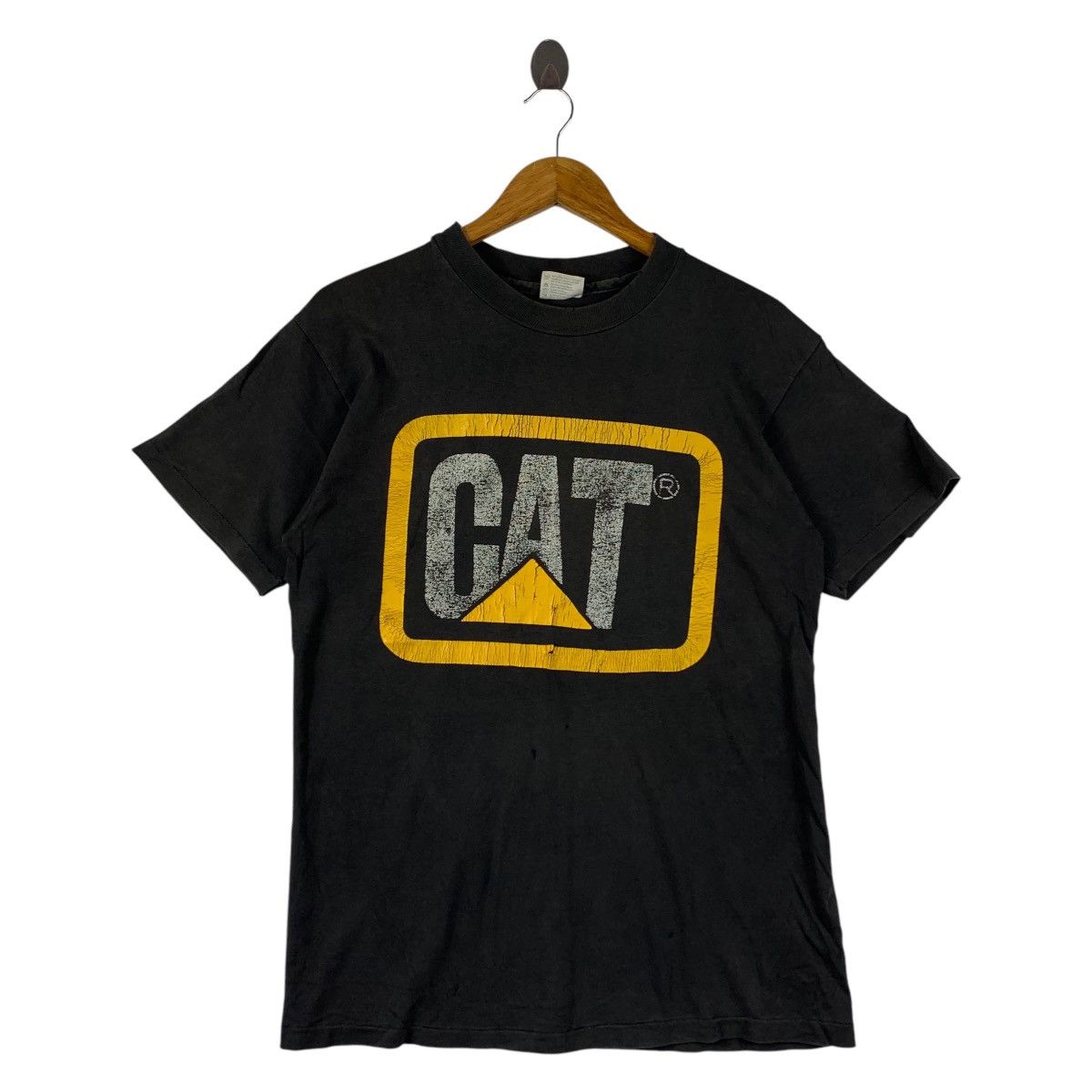 Hanes × Vintage Vintage CAT CATERPILLAR Printed tee Size US M / EU 48-50 / 2 - 1 Thumbnail