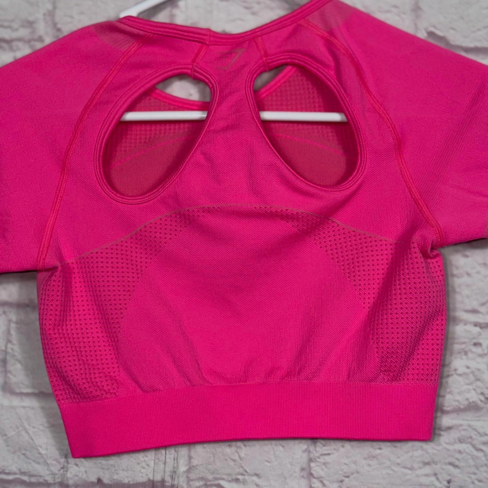 Gymshark Gymshark Gymshark Ultra Seamless Crop Top XS Size XS / US 0-2 / IT 36-38 - 7 Thumbnail