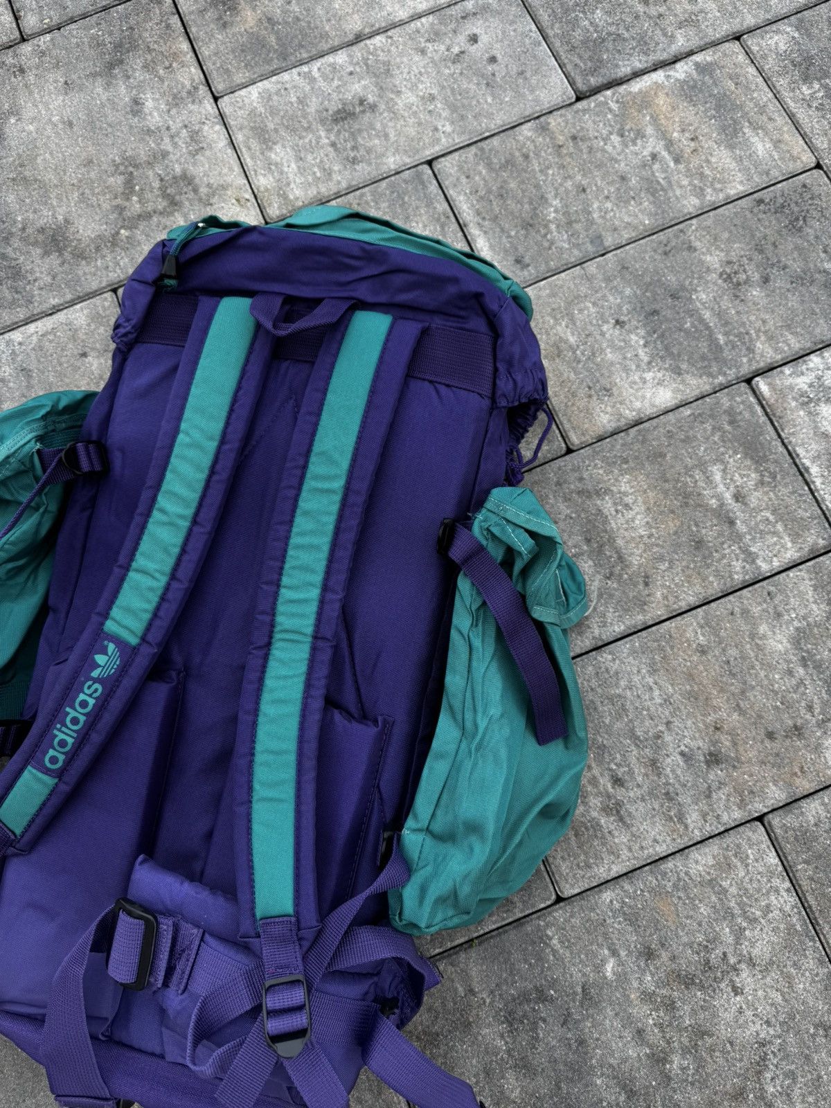 Adidas CRAZY! Adidas Retro 90s Pro 50 Himalaya Backpack Hiking Rare Size ONE SIZE - 16 Thumbnail