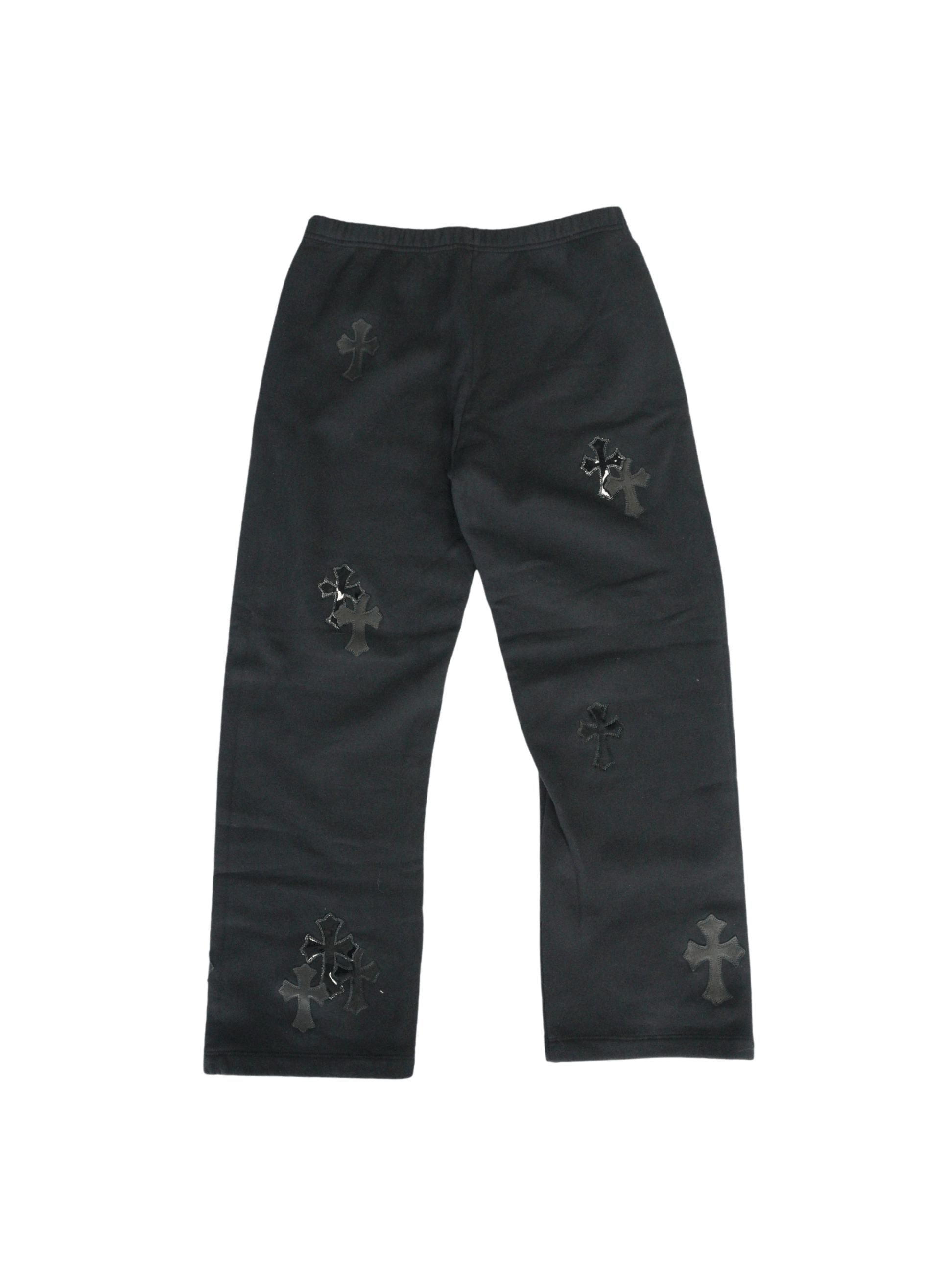 Chrome Hearts Chrome Hearts Black Cross Patch Sweatpants Size US 32 / EU 48 - 2 Thumbnail