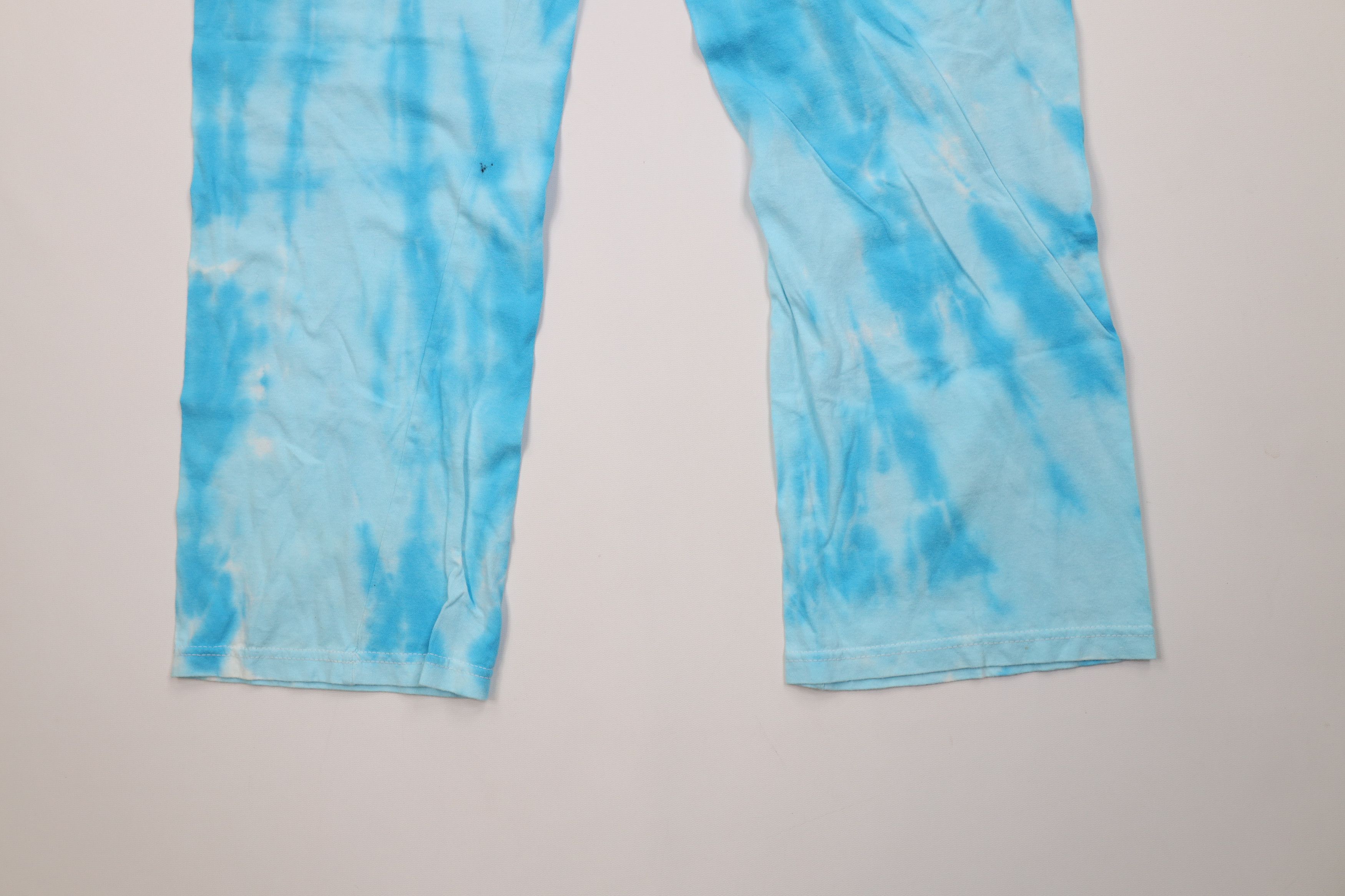 Vintage Vintage Y2K Streetwear Tie Dye Wide Leg Flannel Pants USA Size 28" / US 6 / IT 42 - 13 Thumbnail
