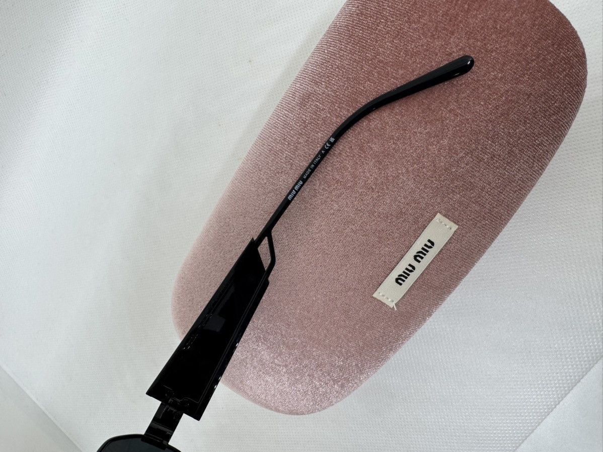 Miu Miu NEW Miu Miu sunglasses MIU MIU 53WS 1AB5S0 DARK GREY Size ONE SIZE - 5 Thumbnail