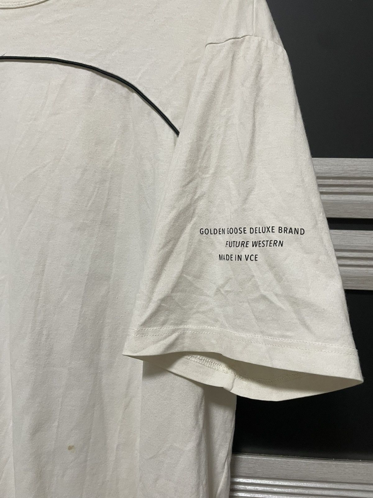 Golden Goose Vintage Golden Goose T Shirt W Logo Tee Size US XL / EU 56 / 4 - 2 Thumbnail