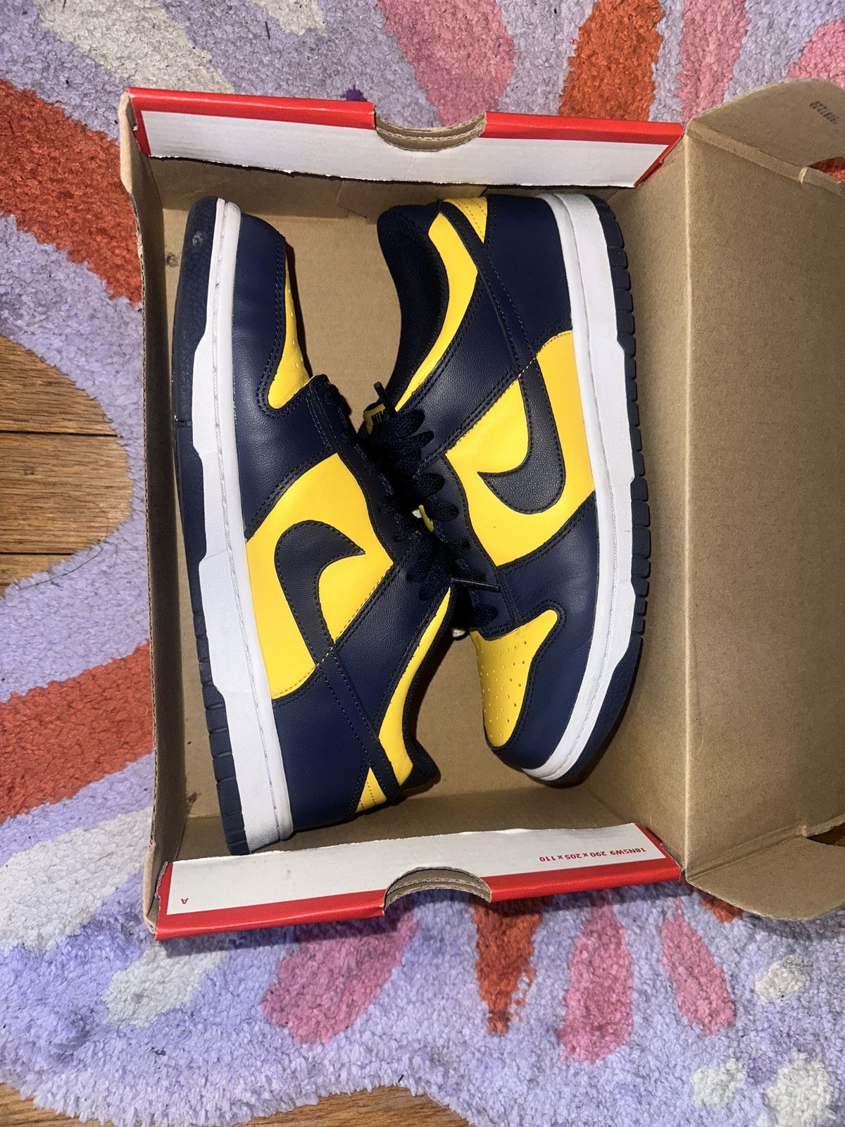 Nike Nike Dunk Low Michigan Size US 7 / EU 40 - 3 Thumbnail