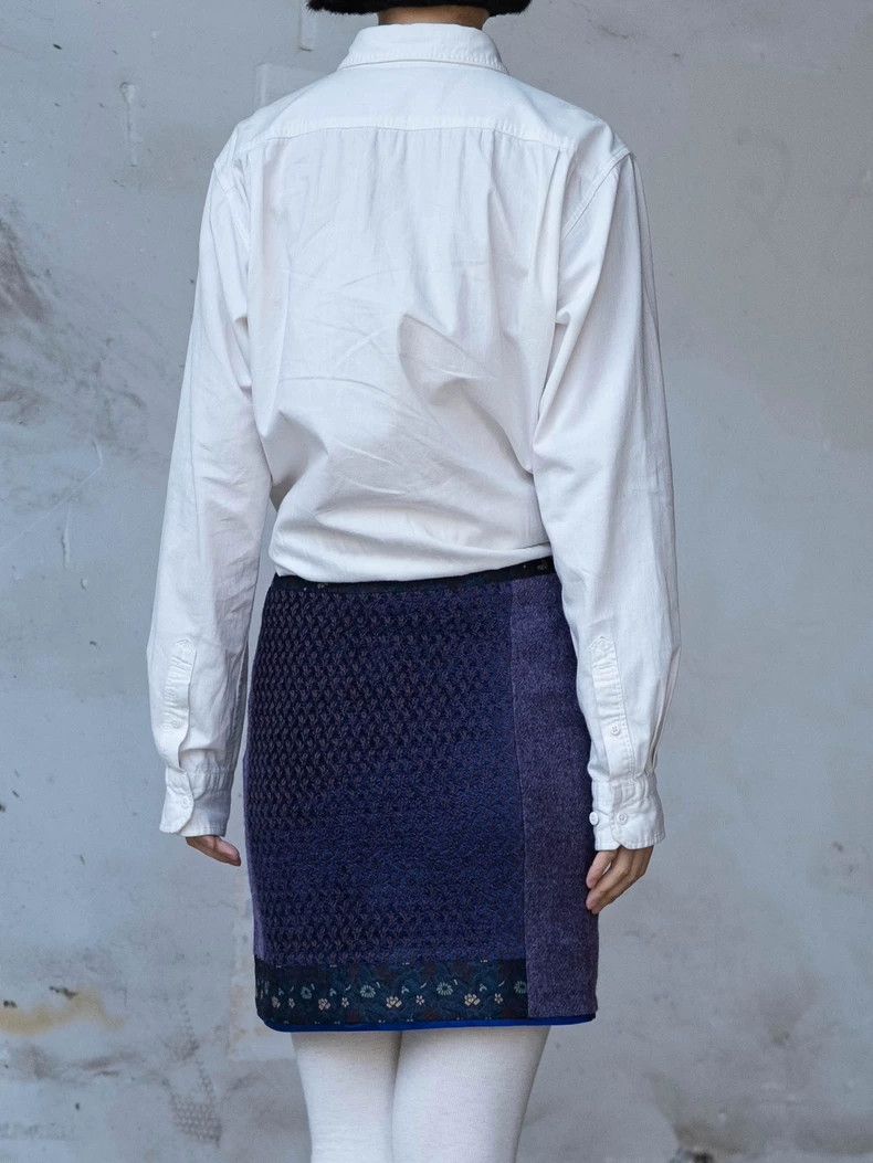 Kenzo KENZO Three purple patchwork skirts Size 25" / US 0 / IT 36 - 3 Thumbnail