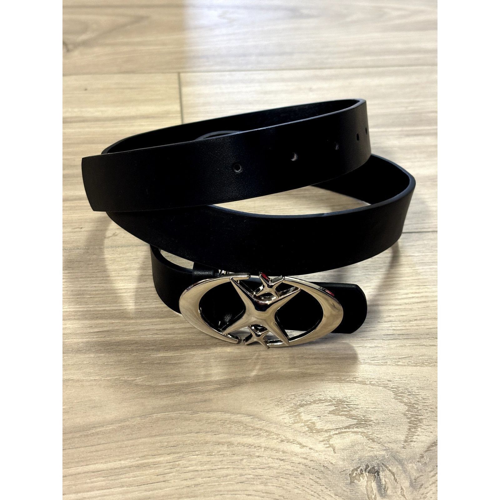 Japanese Brand Black Triple Star Belt Size 30 - 4 Thumbnail
