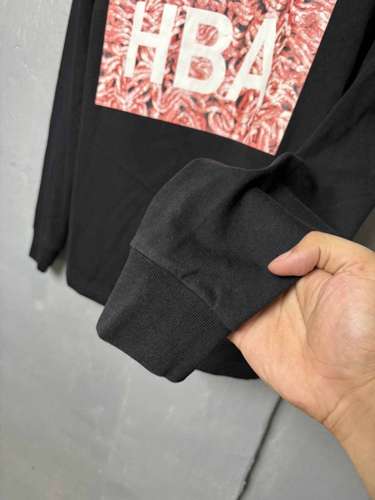 Hood By Air Hood By Air Grind Meat Box Logo Crewneck Sweater Size US XS / EU 42 / 0 - 12 Thumbnail