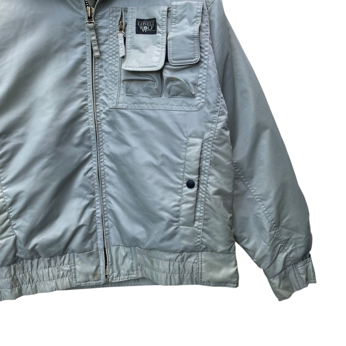 Japanese Brand × Vintage 💥Vintage Lonely Wolf Bomber Jacket Size US M / EU 48-50 / 2 - 5 Thumbnail