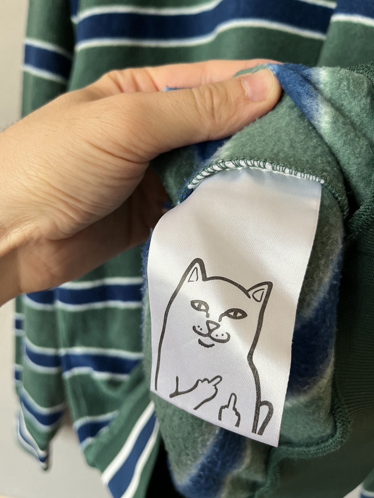 RIPNDIP RipnDip Nerm Fleece Striped Sweatshirt Size US M / EU 48-50 / 2 - 8 Thumbnail