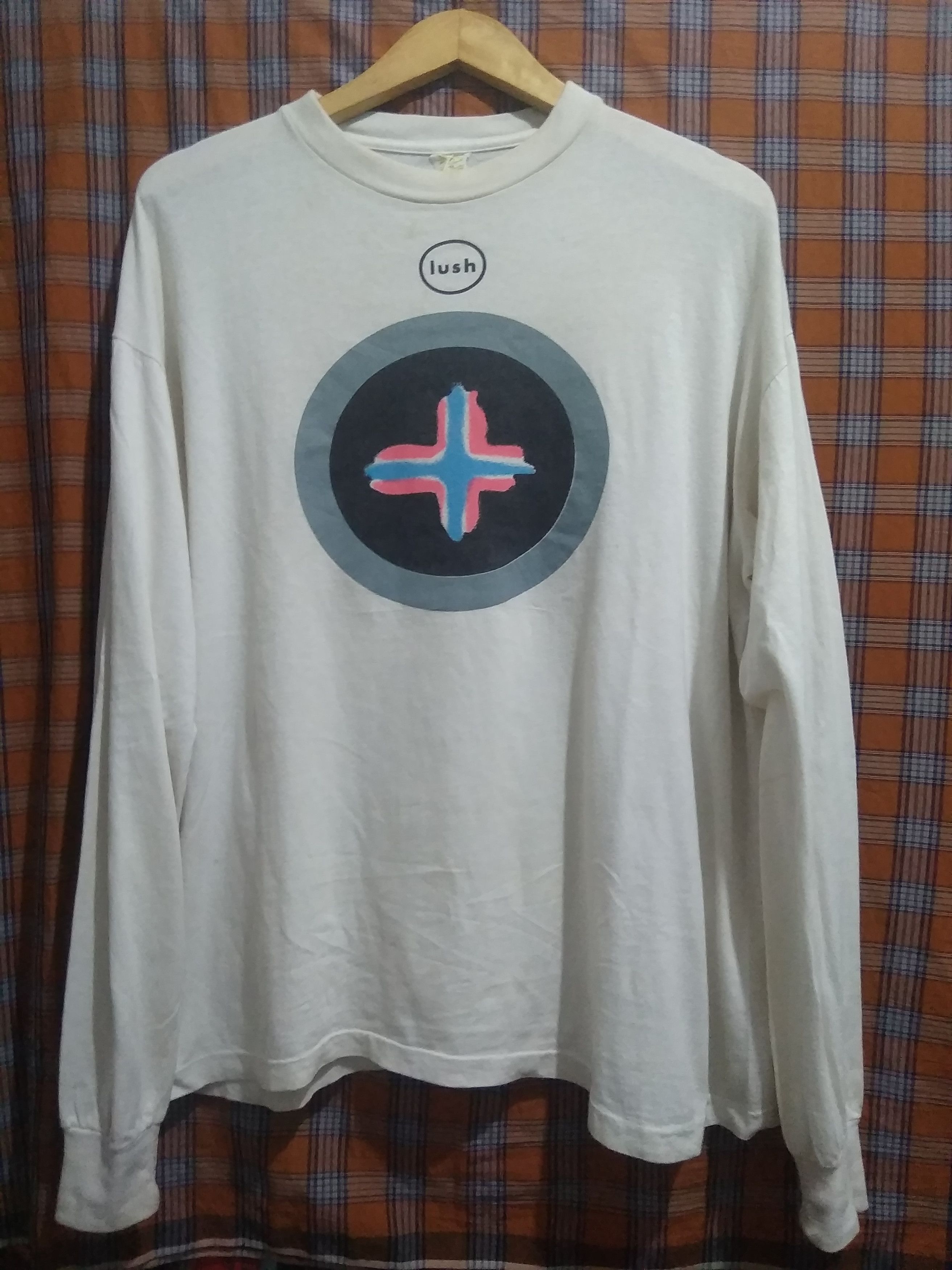 Band Tees OG Vtg 91 LUSH Shoegaze Cocteau twins my bloody valentine Size US XL / EU 56 / 4 - 6 Thumbnail
