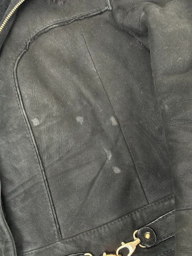 Gucci 2000s Gucci Black Fur Shearling Leather Premium Jacket Size US S / EU 44-46 / 1 - 11 Thumbnail