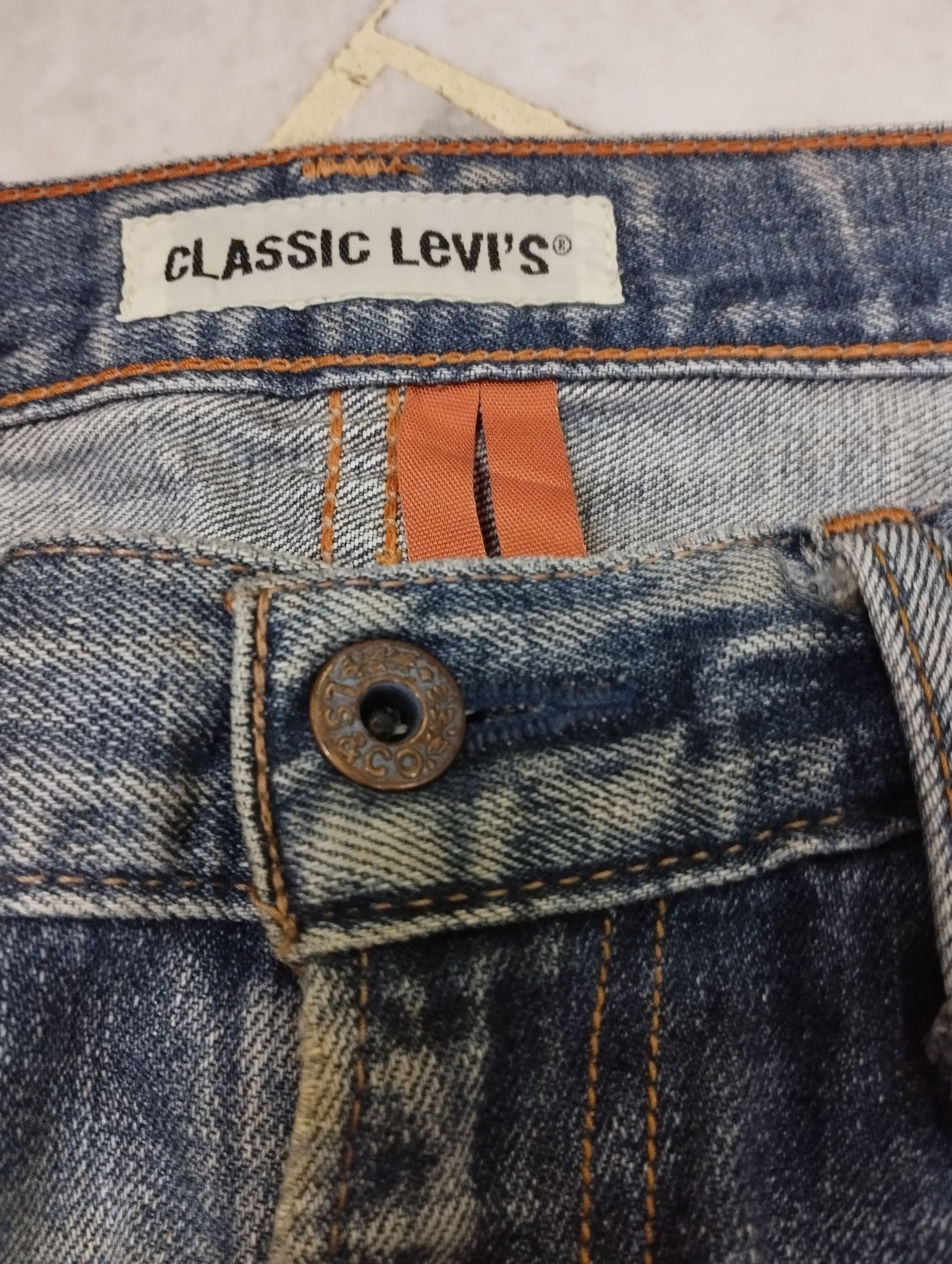 Levi's Vintage Levi's 507 Crazy Mud Rusty Thrash Faded Size US 29 - 11 Thumbnail