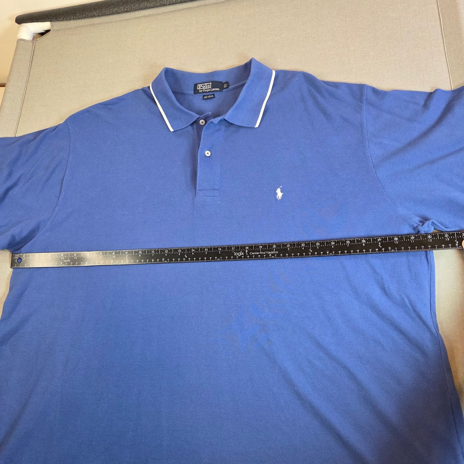 Polo Ralph Lauren Polo Ralph Lauren Blue Polo 3X Big Size US XXL / EU 58 / 5 - 9 Thumbnail